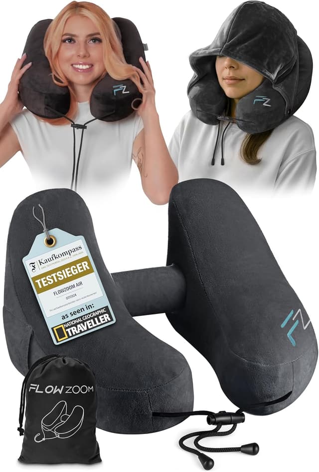 Detalle de FLOWZOOM Air Nackenkissen für Flugzeug M