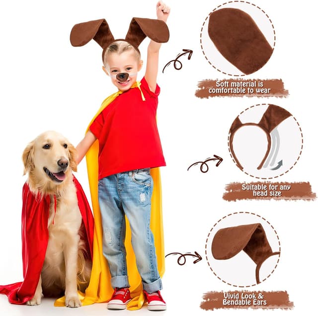 Thumbnail 4 de 5 Piece Puppy Dog Costume Set