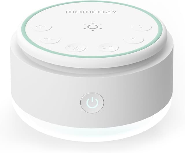 Detalle de Momcozy Sound Machine con 20 suoni rilassanti e luce touch regolabile