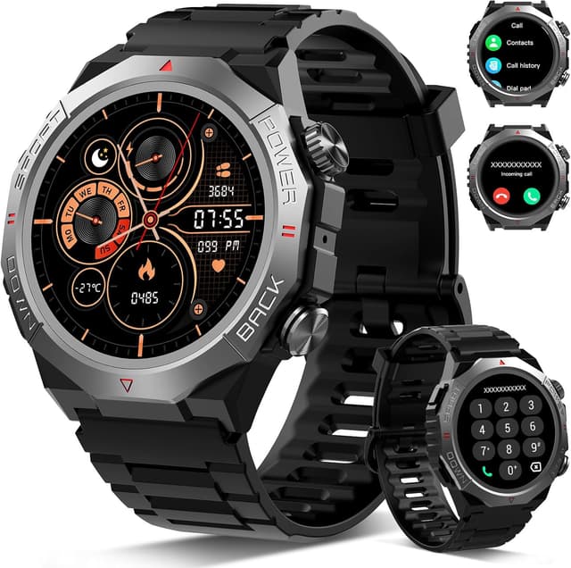 Detalle de Militär Smartwatch 1,39 Zoll Touchscreen 110+ Modi