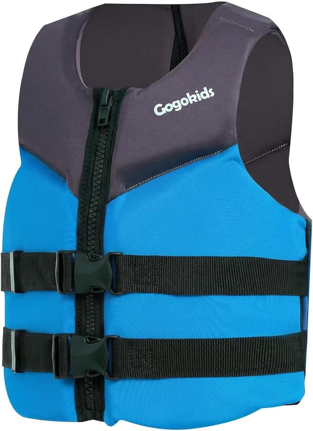 Detalle 2 de Gogokids Youth Swim Vest (50-90 lbs & 75-125 lbs) — Soft Neoprene Swim Jacket with Adjustable Straps
