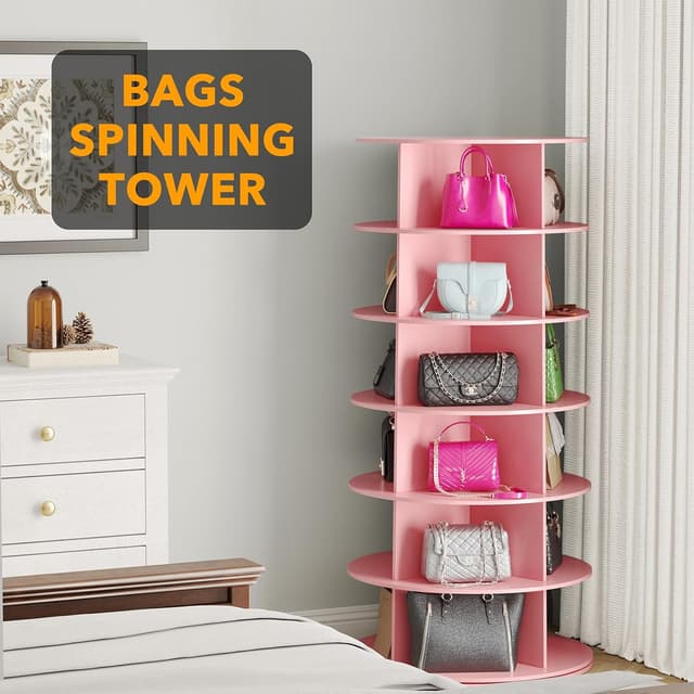 Detalle de SpaceAid 6-Tier rotating shoe rack 6 tiers