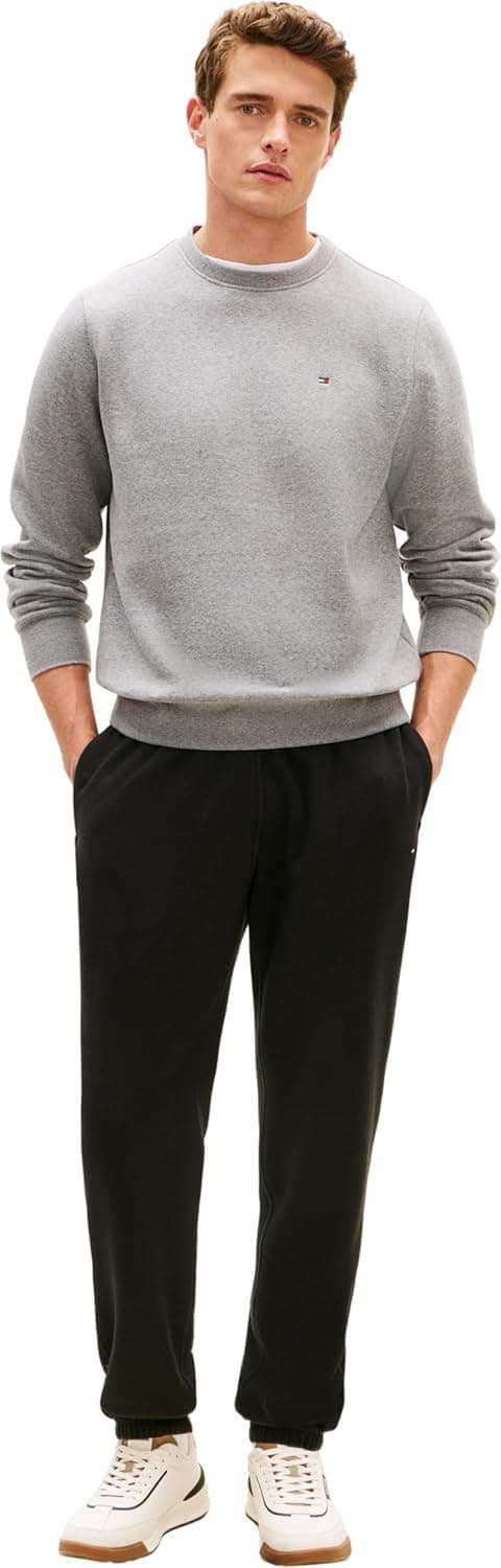 Detalle 2 de Tommy Hilfiger Men’s Essential Fleece Drawstring Jogging Bottoms