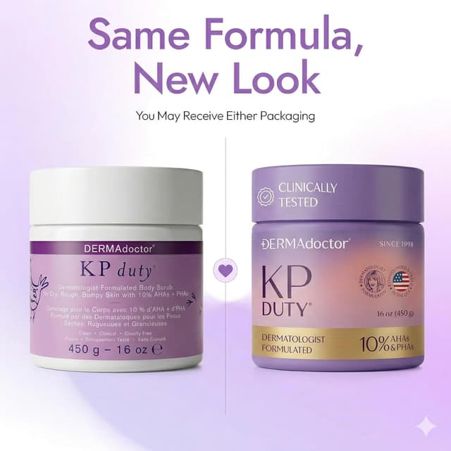 Detalle 2 de DERMAdoctor KP Bump Eraser Body Scrub with 10% AHAs + PHAs (Glycolic & Lactic acids) — 16 fl oz