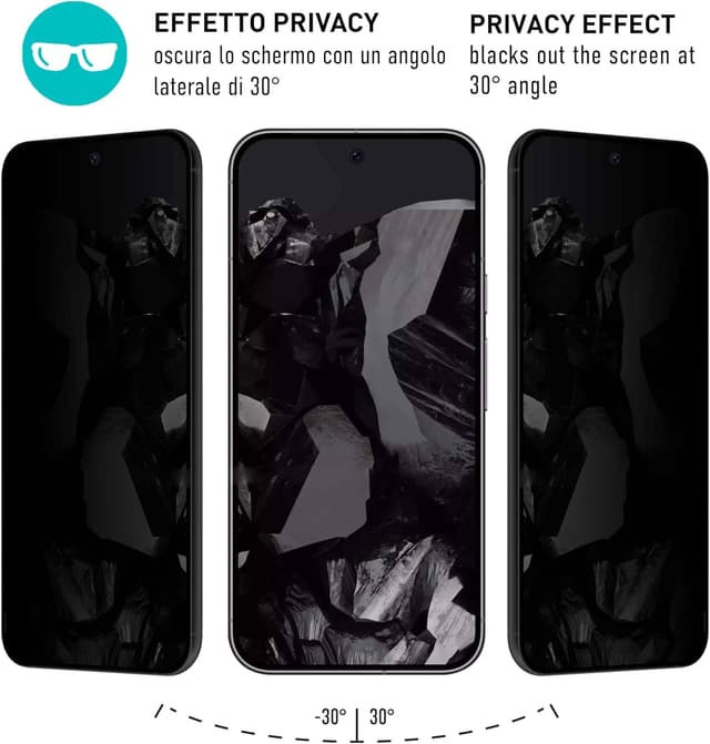 Detalle de Smartect TPU privacy per Pixel 9 Pro XL, 2 pezzi
