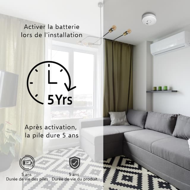 Thumbnail 4 de ELRO FS1805 Kit alarme de fumée 2 pièces 5 ans