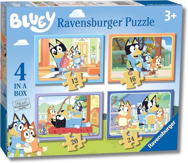 Detalle de Ravensburger Bluey 🧩 Puzzles para Niños 3+ 4 Piezas