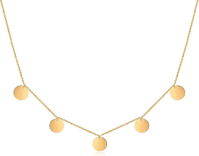 Thumbnail 6 de GD GOOD.designs Collana con piastrine impermeabile “Multicoins” boho da donna