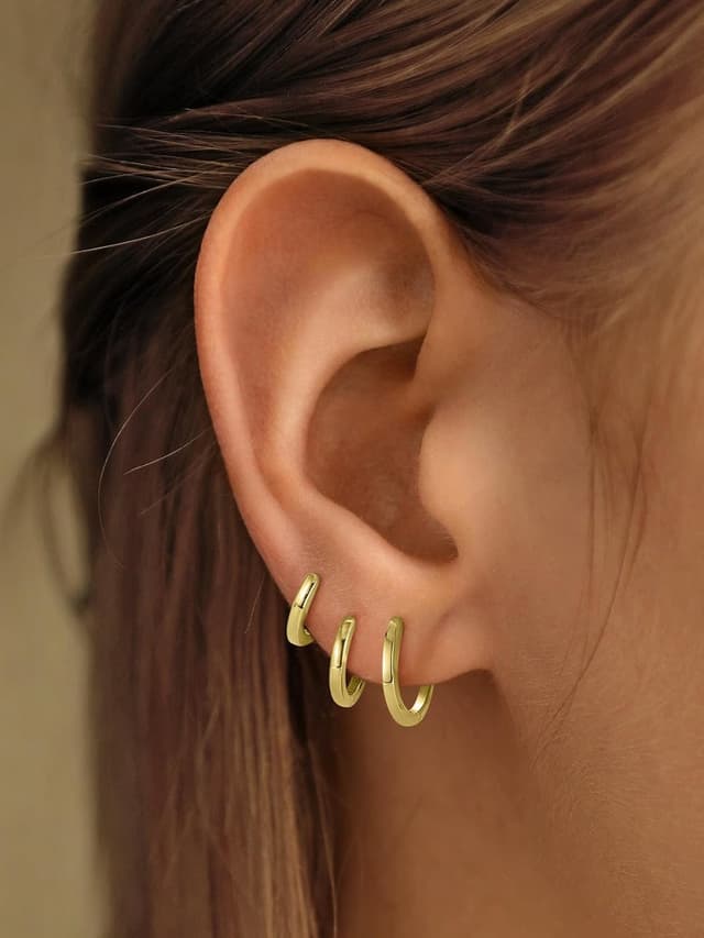 Thumbnail 6 de FaithHeart silver hoop earrings 925