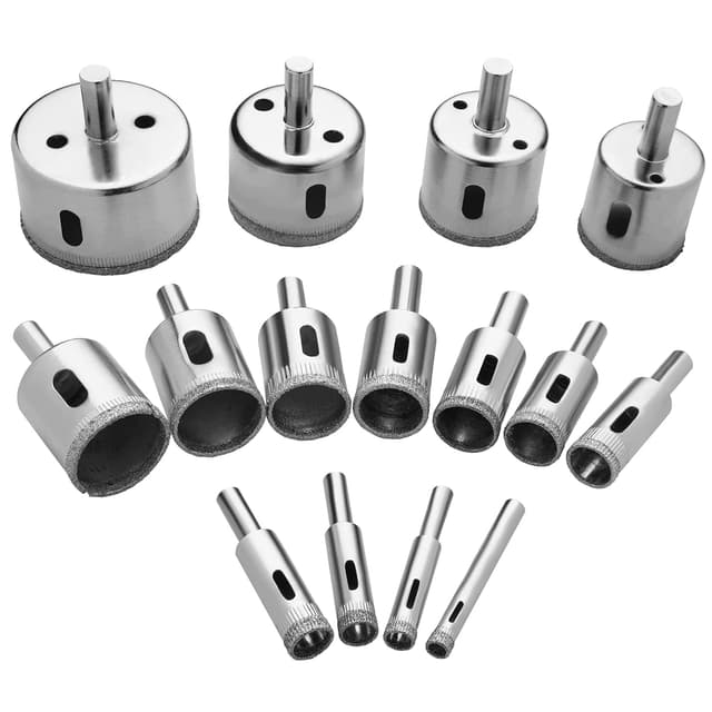 Imagen de flintronic Foret de Diamant 15 pièces 8mm-50mm en OfertitasTOP