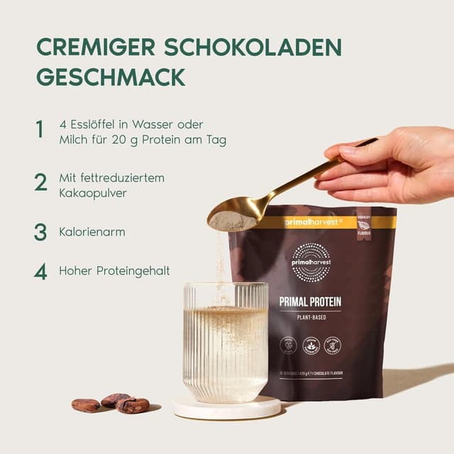 Thumbnail 4 de Primal Harvest Primal Protein 20 g vegan