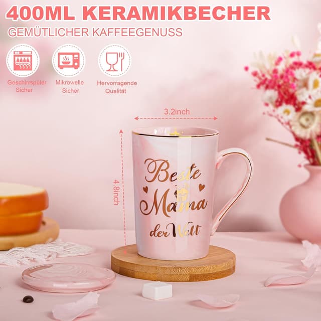 Thumbnail 1 de Rosa Mama Tasse 400ml Geschenkset