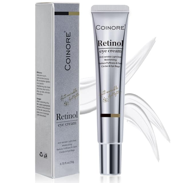 Detalle de Retinol Under Eye Cream (0.7 Fl Oz) — Anti-Aging Treatment for Dark Circles, Puffiness & Wrinkles