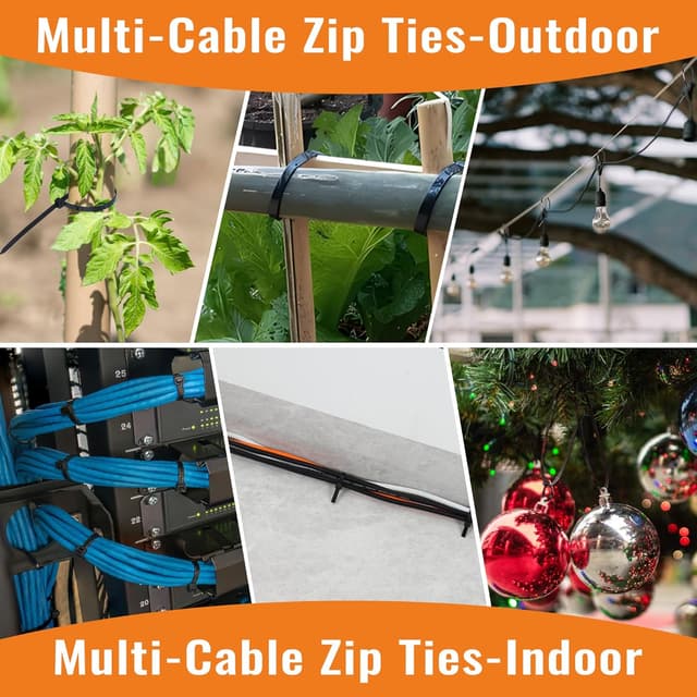 Thumbnail 6 de Fascette Elettricista Nere 150 mm 2,5 mm