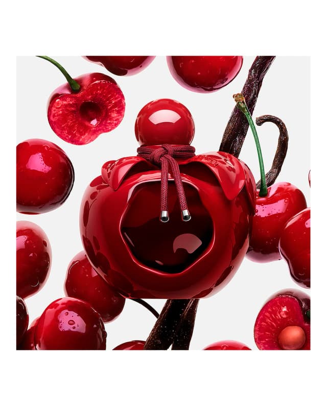 Detalle de Nina Ricci Nina Rouge Crush perfume 89% origen natural
