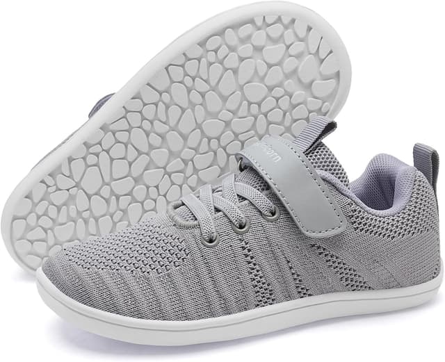 Detalle de IceUnicorn Kinder-Hausschuhe als Barfußschuhe – minimalistische Hallenschuhe mit Zero-Drop