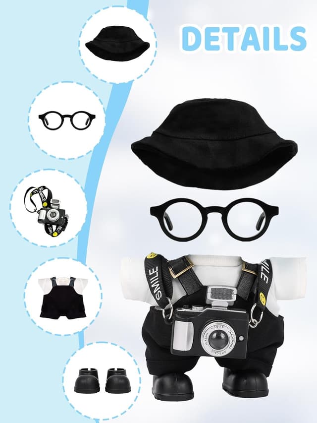 Thumbnail 1 de 17cm Doll Clothes 6-Piece Outfit for Dolls