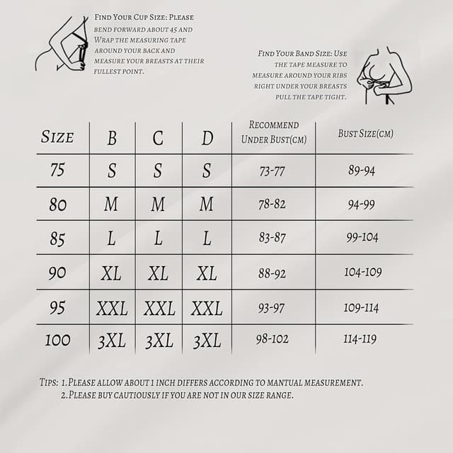 Detalle 2 de JOYTREE Glatter Damen BH Tiefen V-Ausschnitt