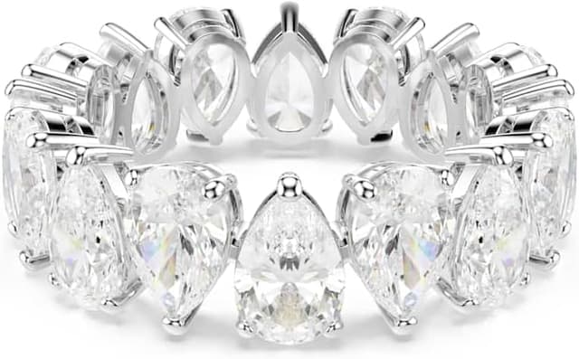 Detalle de Swarovski Matrix Vittore anillo Blanco Talla pera