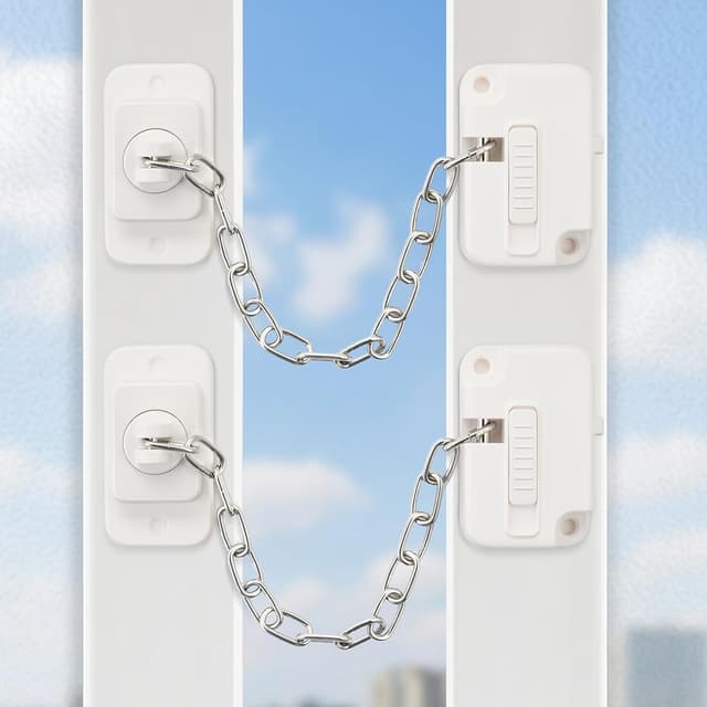 Detalle de OTraki Securite Fenêtre Enfant Barrière 4 pièces