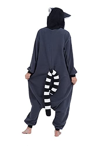 Thumbnail 4 de SimZoo Pijama mono lemur unisex 100% forro polar 🐵