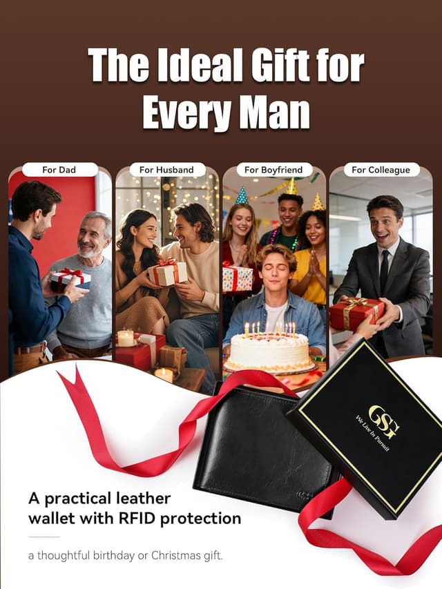 Thumbnail 6 de GSG SINCE 1998 Cowhide Leather Wallet