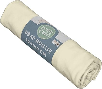 Imagen de babyCalin Sábana Bajera Crudo 70x140 cm 🍼 en OfertitasTOP