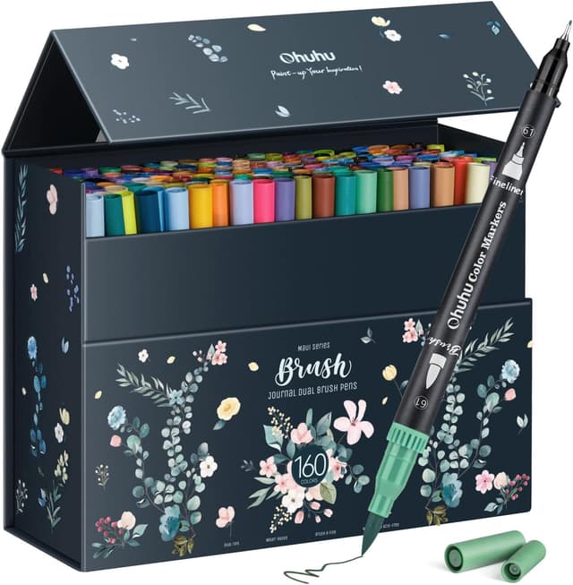 Imagen de Ohuhu Dual Brush Pen Set 160 Farben en OfertitasTOP