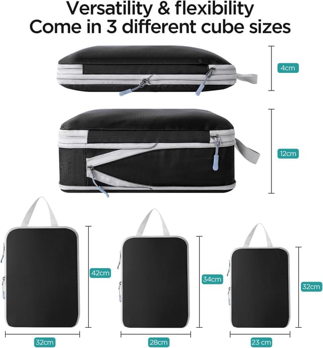 Thumbnail 1 de Cozary Packing Cubes Set 3 Pezzi