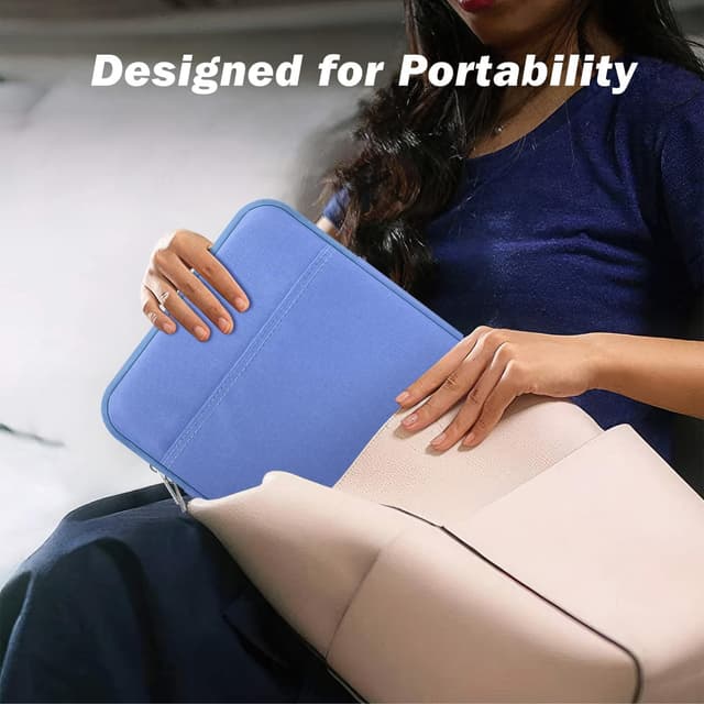 Detalle 2 de Dadanism 13‑Zoll Tablet Tasche mit Polsterung – Schutz & Ordnung für iPad Pro/Air, MacBook Air/Neo und weitere 13"-Geräte