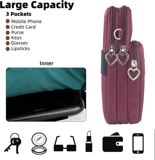 Detalle 2 de Small crossbody phone bag 26 to 58 in