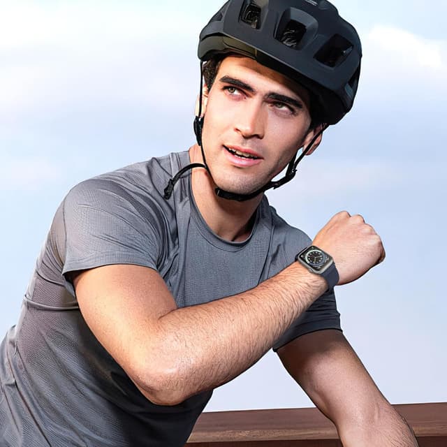 Thumbnail 6 de DigiHero Nylon Sport Loop compatible with Apple Watch straps (46/44/45/49mm) in Ultramarine