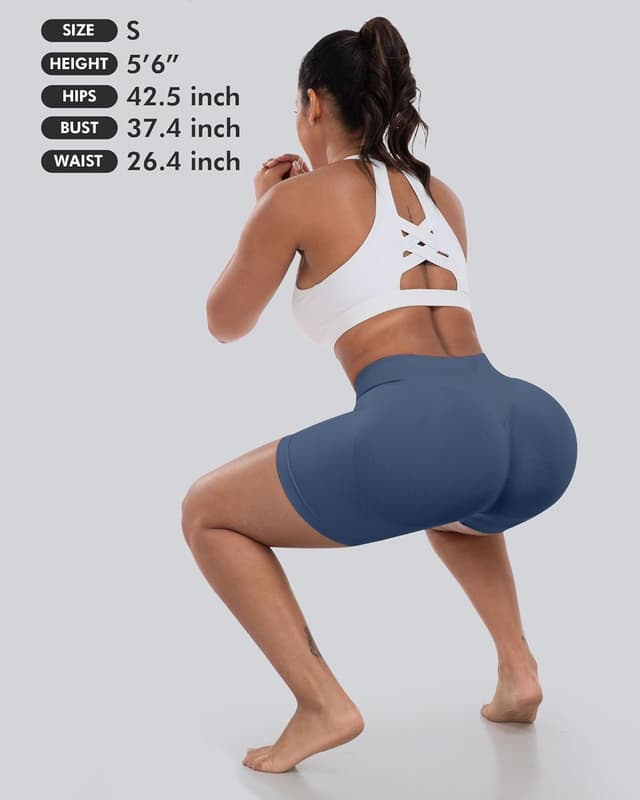 Thumbnail 5 de CHRLEISURE Workout Biker Shorts 4‑Piece Set