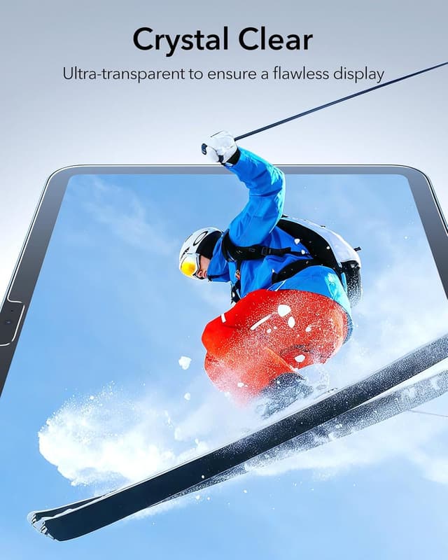 Thumbnail 6 de ESR 2-Pack Screen Protector for iPad A16 (11th Gen 2025 / 10th Gen 2022) tempered glass with alignment frame