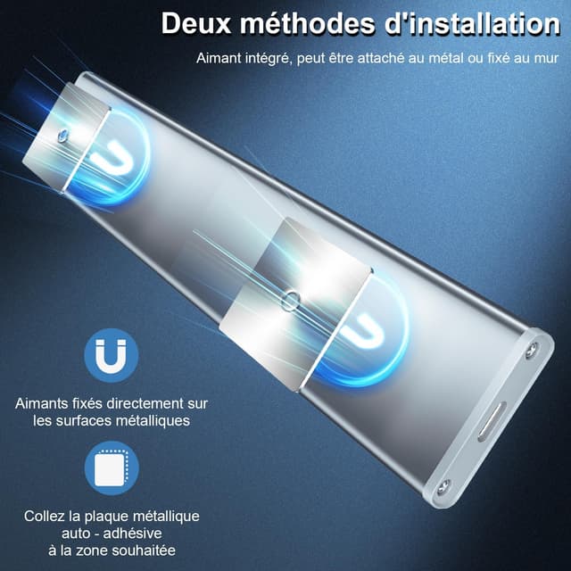 Thumbnail 6 de Lampe LED rechargeable réglette détecteur de mouvement pour cuisine