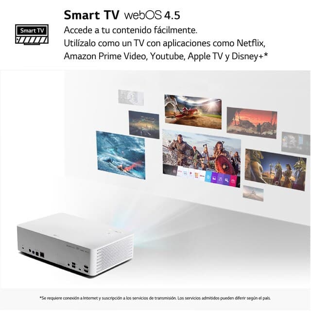 Detalle 2 de LG CineBeam HU70LS ✨ Proyector LED 4K