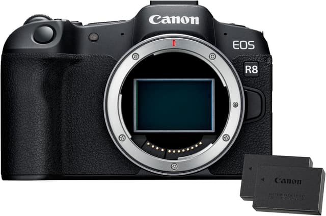Detalle de Canon EOS R8 24.2MP full‑frame mirrorless camera