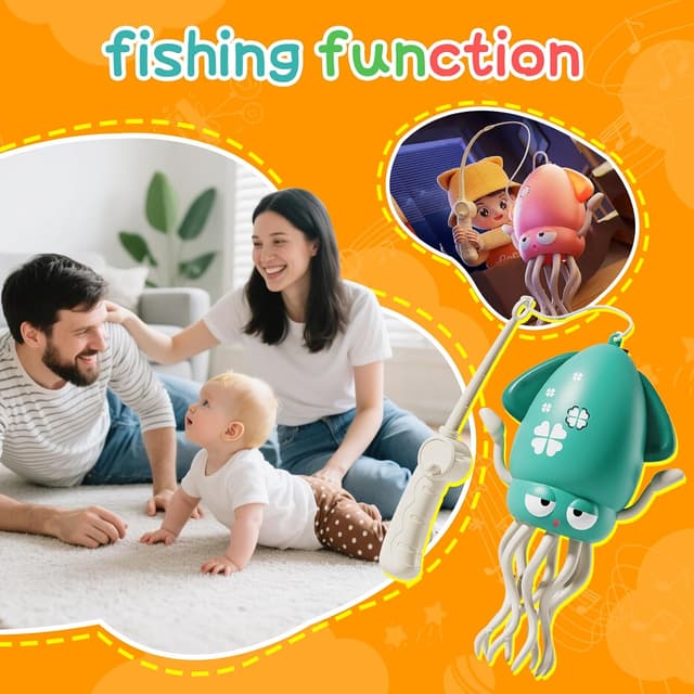 Detalle 1 de KJIXYUNG Tanzender Oktopus mit LED