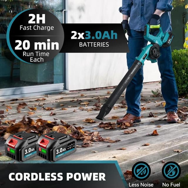 Thumbnail 5 de YOFIDRA Soffiatore 280 km/h 2 batterie