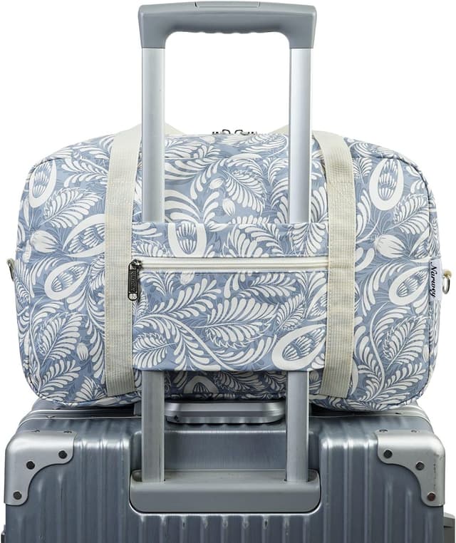 Detalle de Narwey 20L Ryanair Handgepäck 40×30×20 cm – faltbare Sport-/Weekender-Reisetasche als Unter-Sitz-Tasche