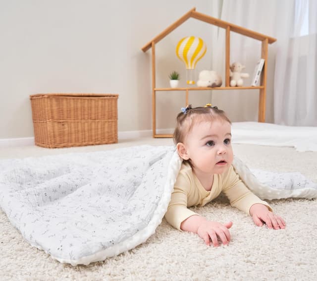 Thumbnail 5 de SUPERBE BEBE Manta Oeko Tex Minky y Muselina 🍼 Confort para Tu Bebé