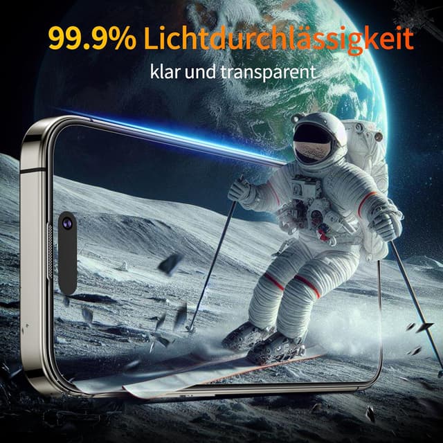 Thumbnail 6 de Tentoki Protector de Pantalla iPhone 14 Pro 📱, Instalación Rápida