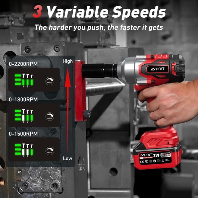 Thumbnail 4 de Avhrit Akku Schlagschrauber 1300 N.m