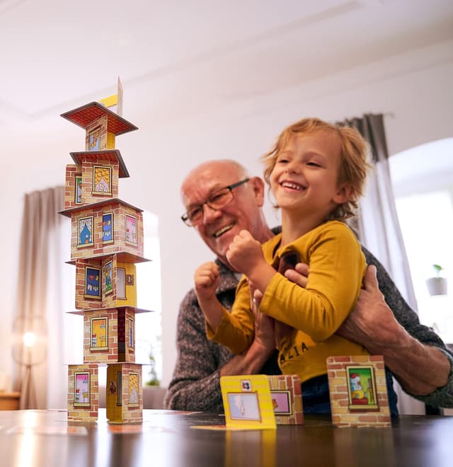 Thumbnail 5 de HABA Rhino Hero jeu d'empilement 3D 🎲