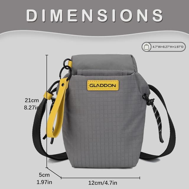 Detalle de Gladdon Canvas Handytasche 21 cm