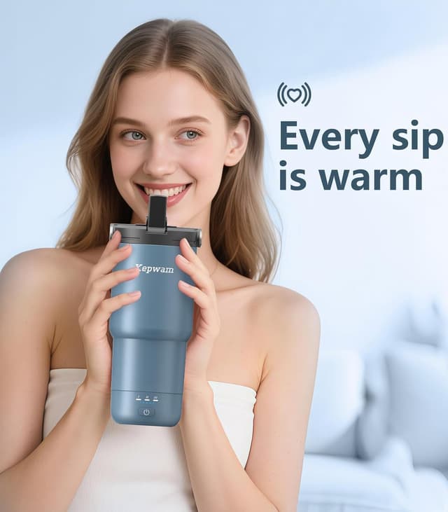 Thumbnail 5 de Kepwam Self-Heating Travel Mug 20oz