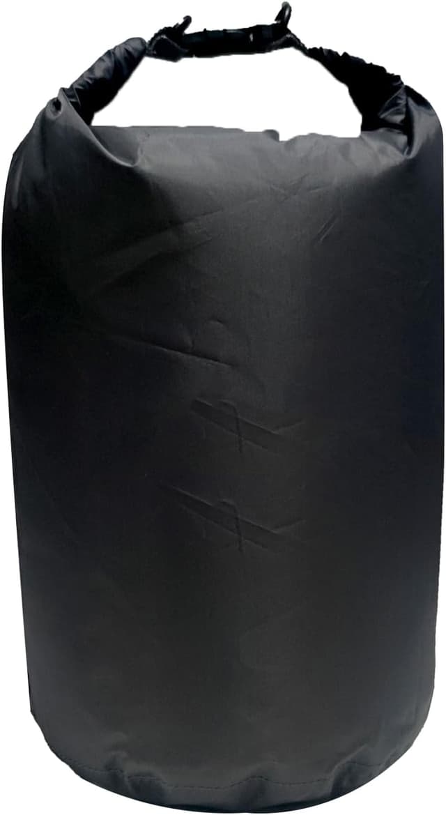 Detalle de Sanpierazaar Borsa impermeabile 70 L ultraleggera con chiusura arrotolabile e fibbia, nero