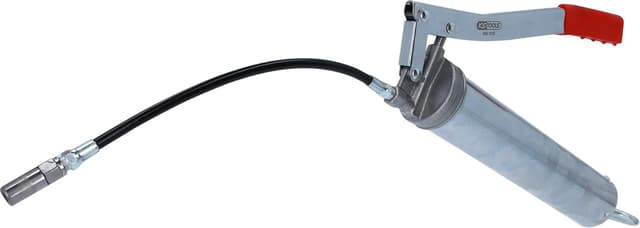 Detalle de KS Tools 980.1010 Hebel-Fettpresse mit flexiblem Schlauch, verchromt, 400 g