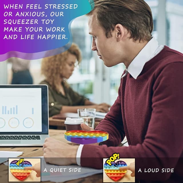 Thumbnail 3 de Bdwing Push and Pop Bubble Sensory Fidget Toy 12,5 cm