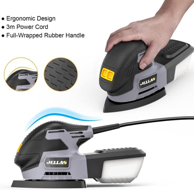 Thumbnail 2 de Jellas JD2442 220W Detail Mouse Sander